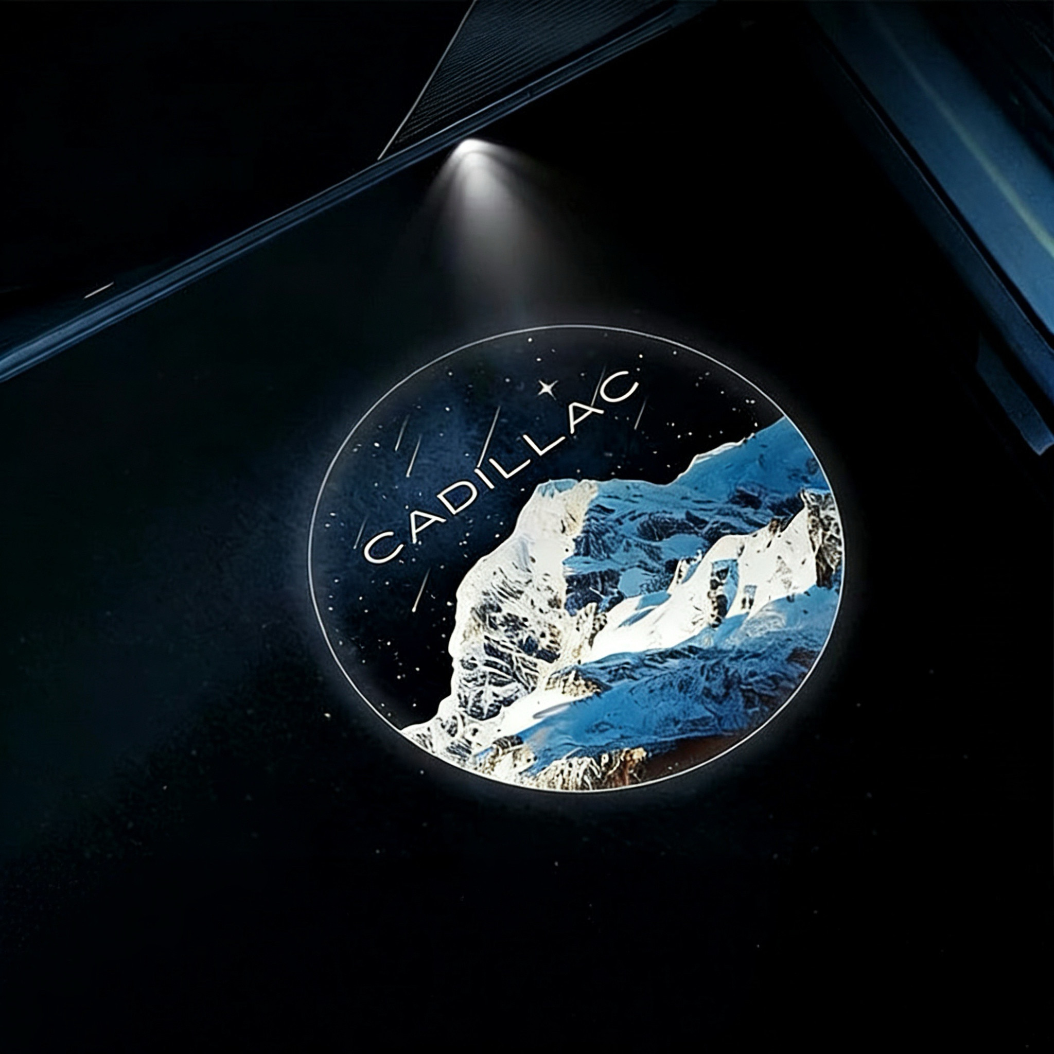 凯迪拉克雪山星空动态迎宾灯CT5 CT6 XT5 XT6 XT4 XTS车门投影灯
