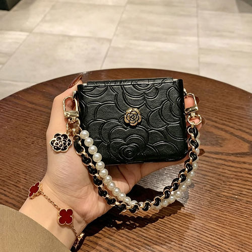黑色皮纹全包防摔带手链保护壳