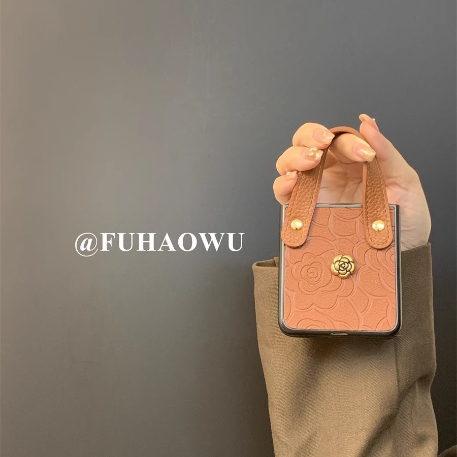 秋冬百搭壳膜一体小折叠手机壳