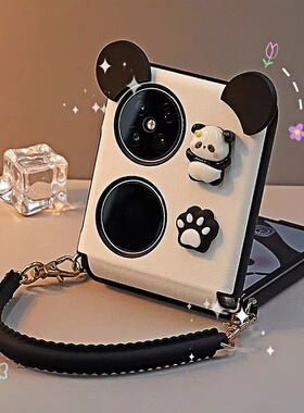 适用OPPOfindN3Flip折叠屏vivoXFlip手提挂绳手机壳华为pocket2小米mixFlip2铰链全包novaflips外壳PURAX创意