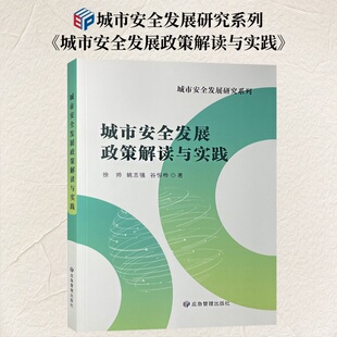 9787502095659应急管理出版 城市管理安全管理研究 社 城市安全发展研究系列 城市安全发展政策解读与实践