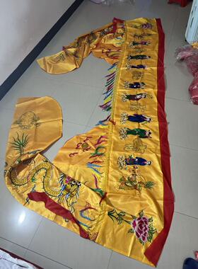 神帐挂帘道佛堂寺院庙佛龛刺绣佛光普照遮挡门帘龙门佛账幔帐定制