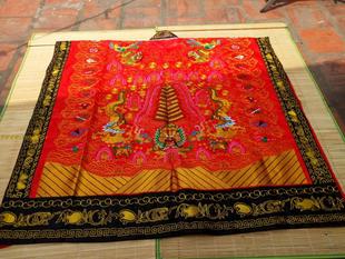 八卦法衣龙法衣法器高功衣绣品双龙法衣均码1.27米绸布龙塔八卦衣