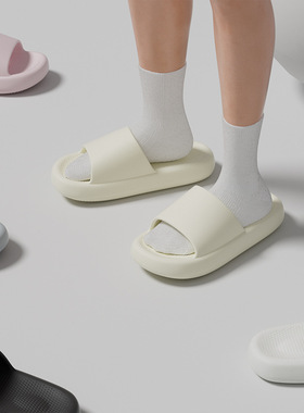 SEVE居家浴室拖鞋男士洗澡静音防滑凉拖厚底男女同款夏季2025新款