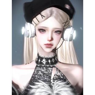 小唯 口吃猫 自带御姐大胸体型 逆水寒手游捏脸女通用