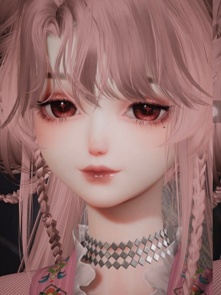 殷红｜以闪亮之名捏脸数据 少女 国服港台服新马服闪亮吸血鬼哥特