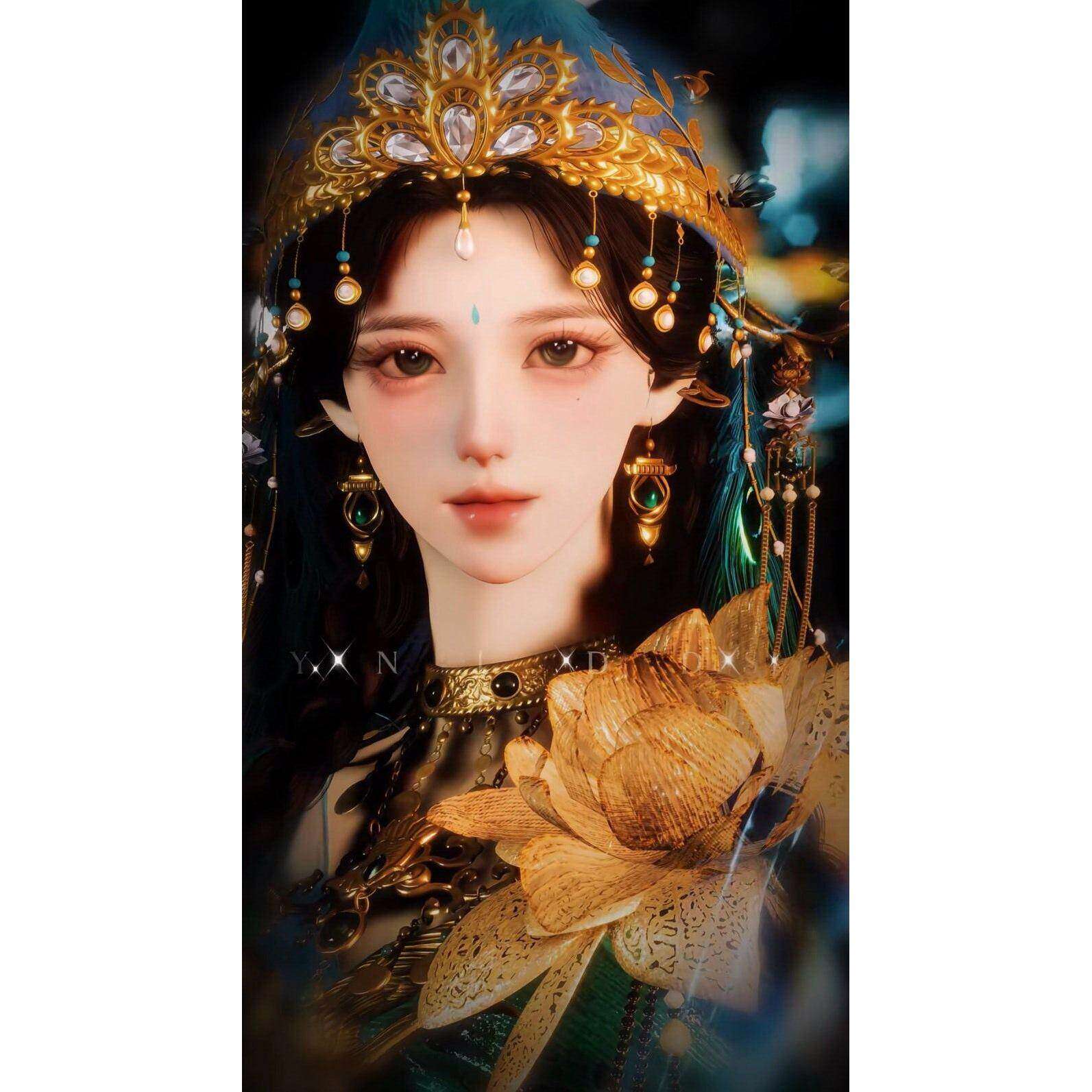 云千蝶【金羽】燕云十六声端游手游通用女捏脸 国服专用