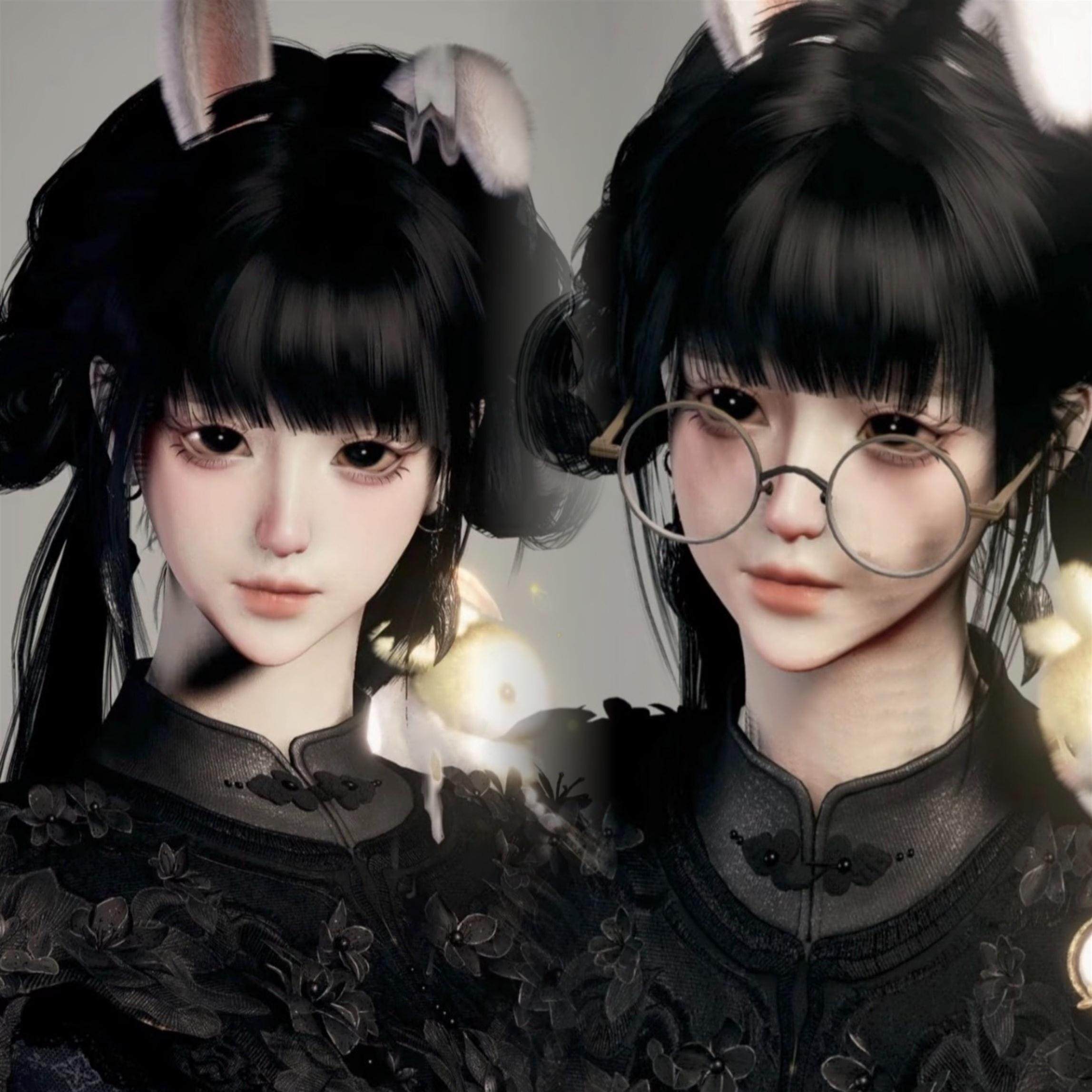 小千明 柏岚仁申 就素这个冷脸萌 燕云十六声捏脸女 端游手游通用