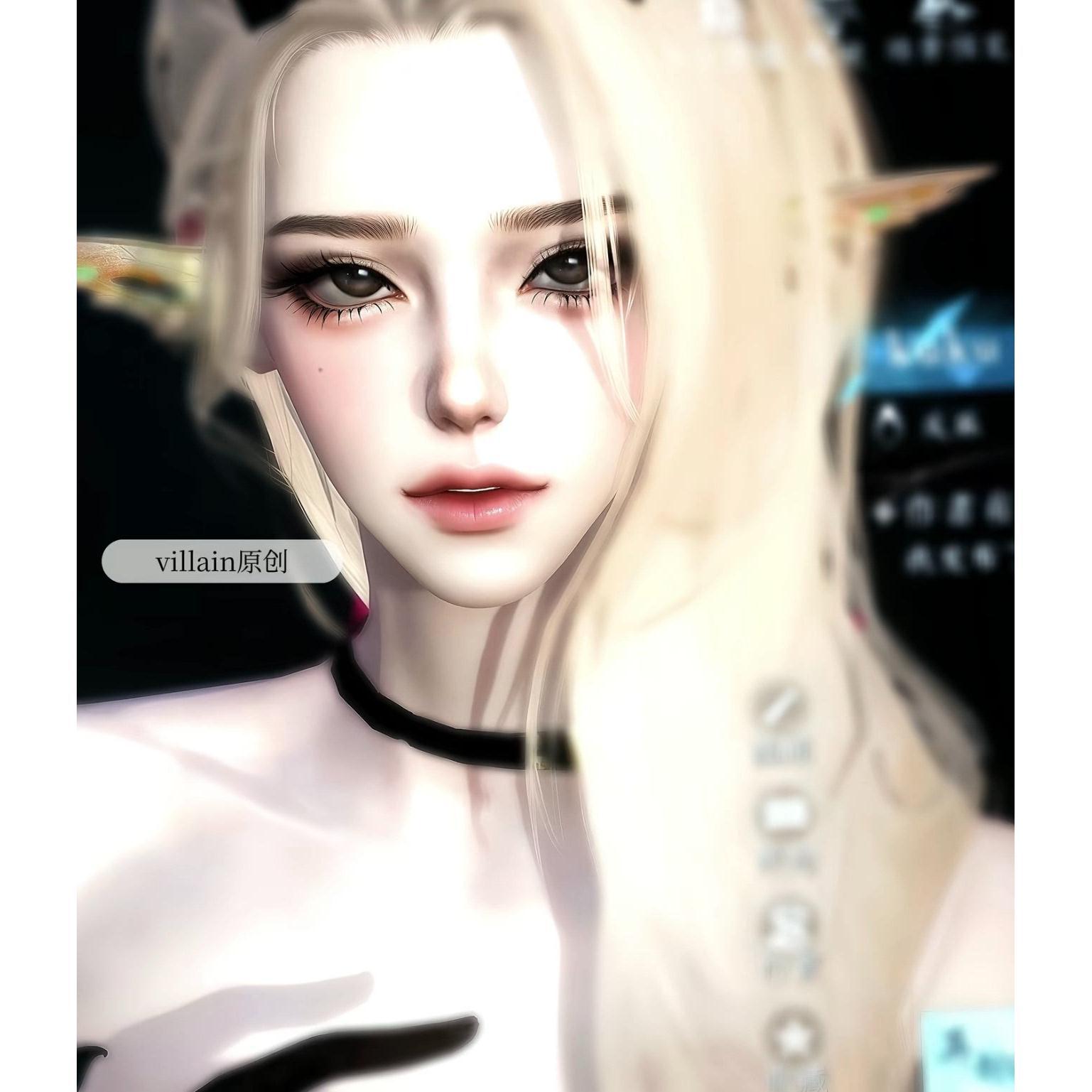 kuku Villain反派  逆水寒手游捏脸女通用