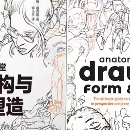 人体结构he动态塑造电子版中文汉化游戏人体结构p-d-f绘画素材