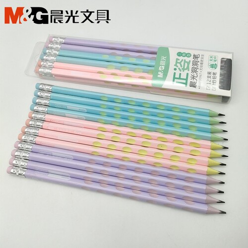 晨光HB无木洞洞笔带皮头AWP30967