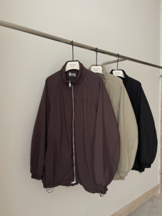 棉服棉衣 2025新款 mocha dan设计感简约字母印花绵羊毛外套女冬季