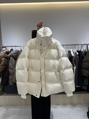 摩登mdeng韩系宽松立领加厚90白鸭绒羽绒服女冬季25新款外套H161