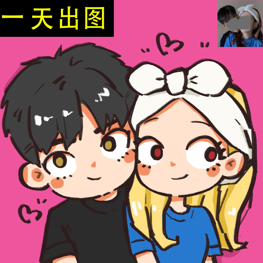 头像手绘照片可爱头像