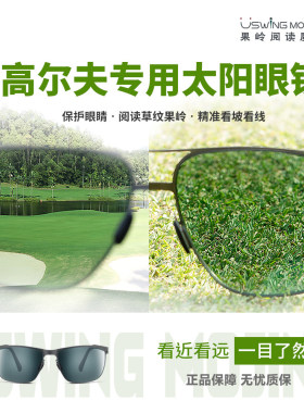 Uswing果岭阅读魔镜 高尔夫专用太阳眼镜 墨镜 成人 Birdie001