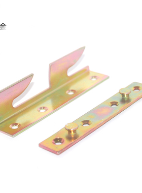 精稳五金 床用搭配件 隐形床钩加厚床铰链连接件 52503左