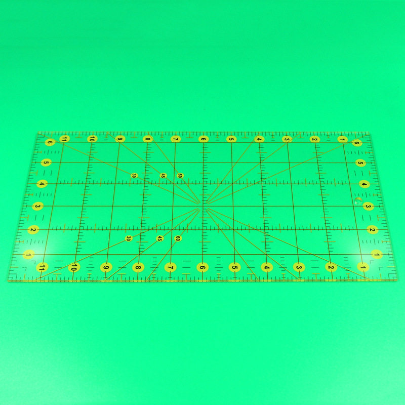 拼布尺切割尺30cm*15cm厚3mm拼布工具 英寸 大长方形尺子DIY工具,居家布艺,尺子,淘宝优惠券,粉丝福利购,淘宝优惠卷