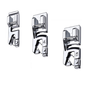 6mm宽平缝曲折卷边压脚配件 4mm 家用缝纫机压脚 7307卷边压脚套装