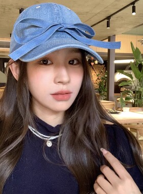 棒球帽户外休闲女夏季蝴蝶结