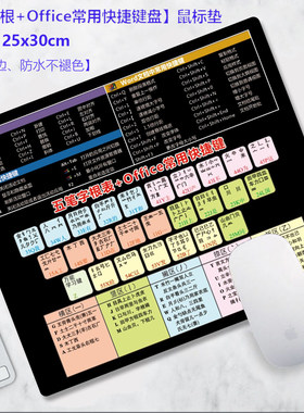 高清五笔字根橡胶+布料