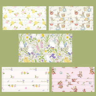 网红1次性3层小清新卡通兔子印花独立装 鲜花面罩 口罩女高颜值时尚