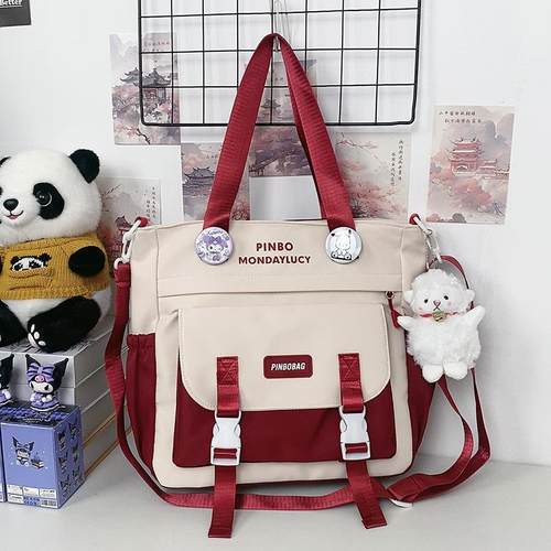 大容量学生补课单肩包