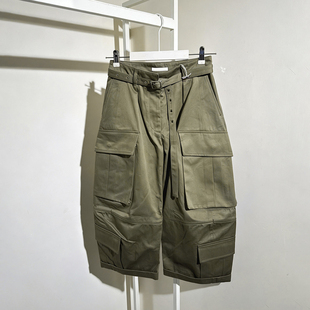 现货 宽松显瘦卷边休闲裤 2026早春新款 裤 女 小众百搭多口袋工装