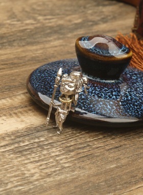 S925银国潮哪吒乾坤圈吊坠