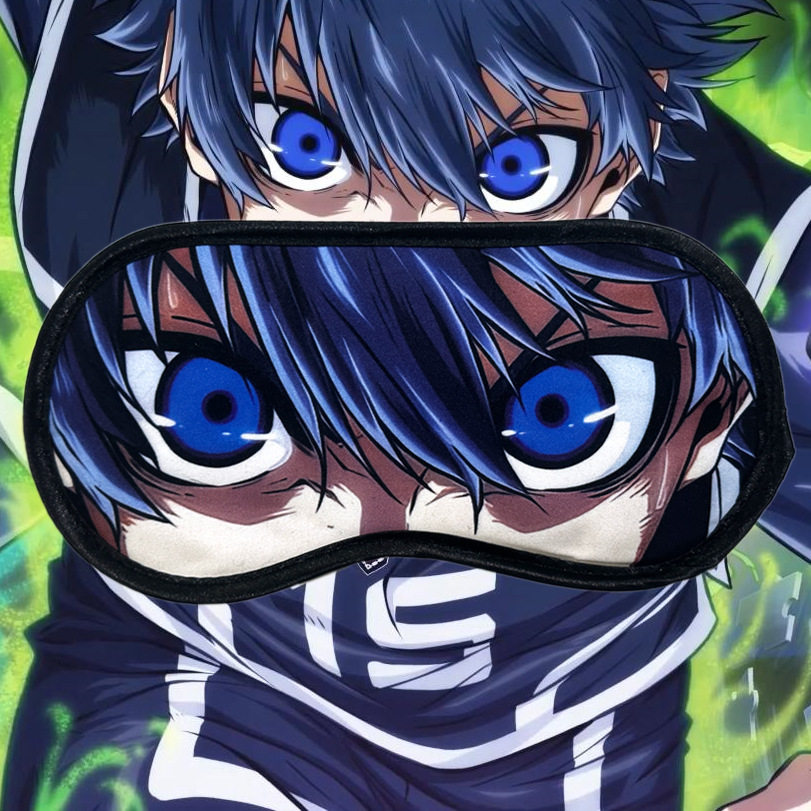 洁世一眼罩蓝色监狱周边COS蓝锁学生眼罩生日礼物蓝色禁区眼罩