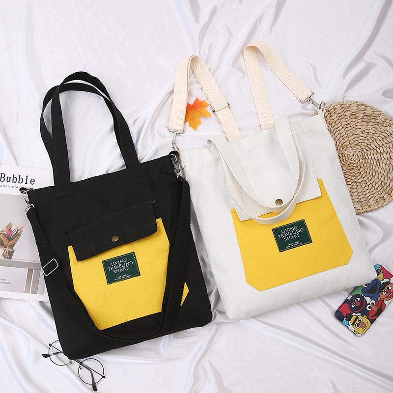 夏天帆布包女單肩2019新款學生上課百搭ins斜挎背包大容量手提袋在類目 箱包皮具/熱銷女包/男包, 女士包袋中 - 來自Buy2taobao.com提供專業的淘寶代購服務