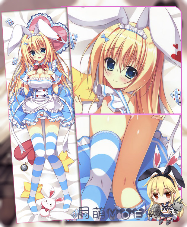 たのますずめ 爱丽丝 兔耳 萝莉 动漫等身抱枕 靠枕2wt抱枕套