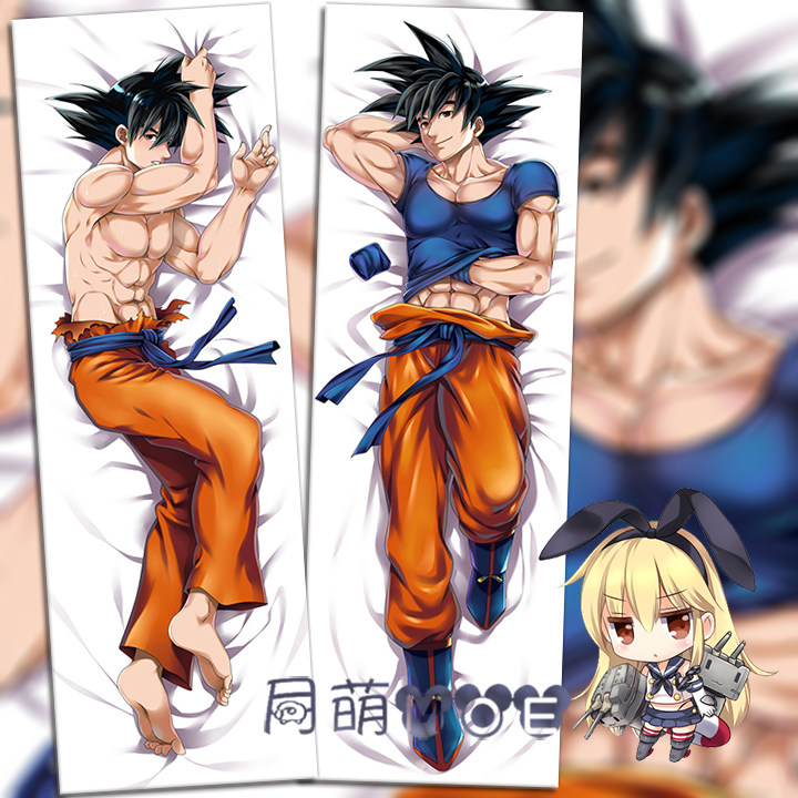 动漫 双面等身抱枕 七龙珠 孙悟空 靠枕方枕 2wt抱枕套