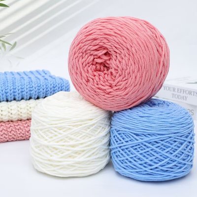 苏苏姐家八股情人棉手编围巾线大团专用帽子簇簇突突线手编粗毛线