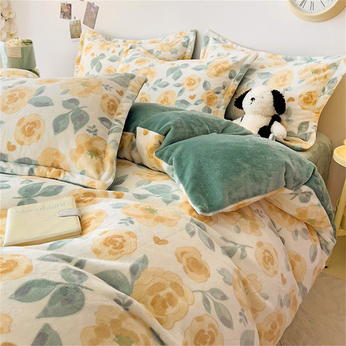 Aa类母婴加厚牛奶绒珊瑚绒四件套229x230x240x220x250x248定制7x7