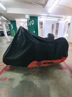 适用哈雷sportster运动883X48肥仔750肥霸1200突破者滑翔车衣罩套