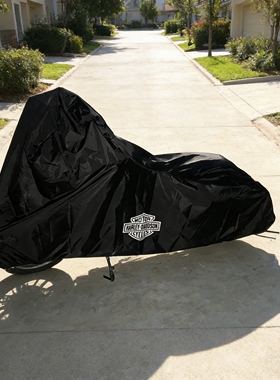 适用哈雷sportster883X48肥仔750肥霸1200突破者公路滑翔车衣罩