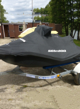 适用庞巴迪火花艇衣seadoo喜度spark90两座90匹艇罩西度jetski套