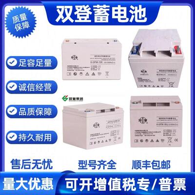 双登蓄电池6-GFM-17 38 40 50 65 85 100 150 200AH机房直流屏UPS