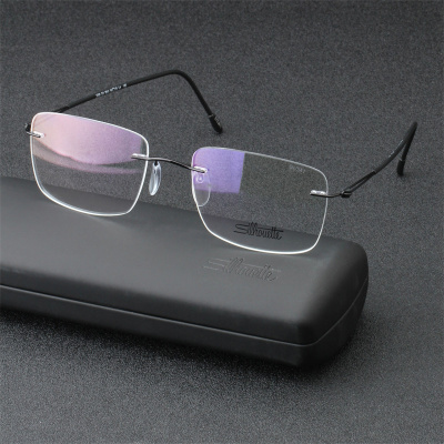 诗乐无框商务男女轻盈镜框