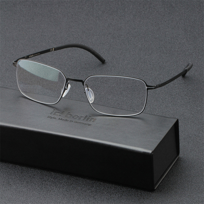 艾晰柏林商务光学超钢片眼镜架