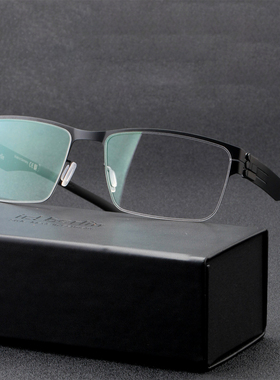 IC! BERLIN艾晰柏林眼镜框时尚商务方形全框超轻镜架Hania-L