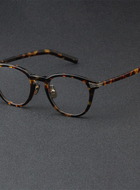 新款内藤熊八作日本手作眼镜框复古板材近视光学商务眼镜N-404