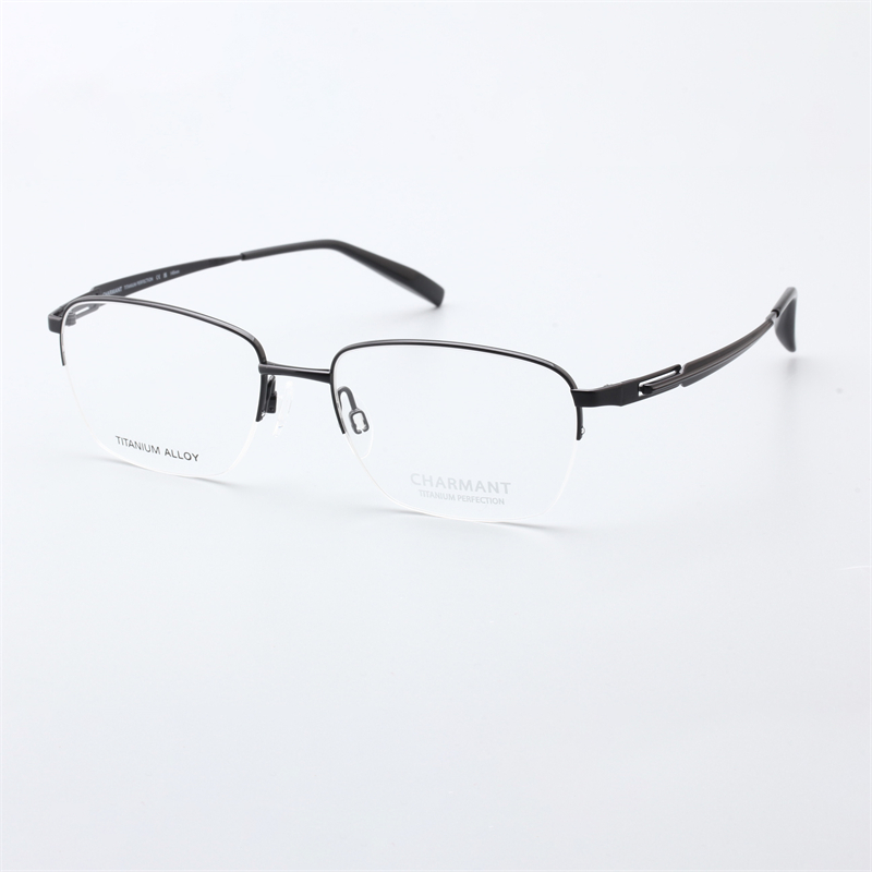 CHARMANT夏蒙半框眼镜架商务系列时尚超轻光学近视眼镜框CH29537