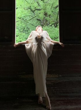 新中式套装晨袍古希腊女神连衣裙禅意风清冷感女装仙气疗愈师服装