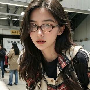 复古椭圆形书呆子方圆脸素颜眼镜女豹纹色小框可配度数近视平光镜