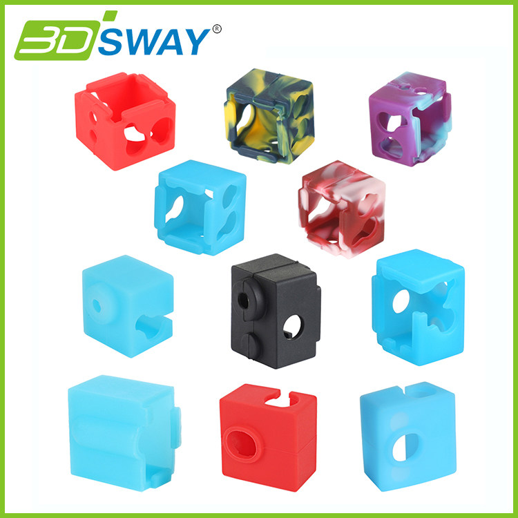 加热块硅胶套mk8/e3dv6保护套