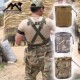 户外Molle腰挂包收纳包军迷战术杂物回收袋战斗背心特种兵附件包