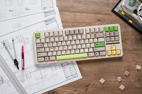 CAD不重画键帽PBT原厂五面热升华键帽机械键盘客制化大全套复古