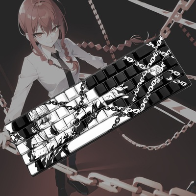 锁链主题键帽玛奇玛makima配美加狮mad68/fire68/mad60atk