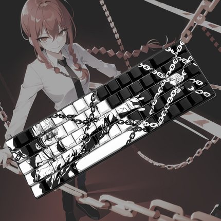 锁链主题键帽玛奇玛makima配美加狮mad68/fire68/mad60atk